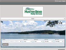 Tablet Screenshot of hunterbend.com